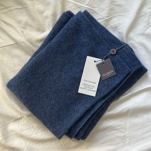 Blue Alashan cashmere scarf/wrap